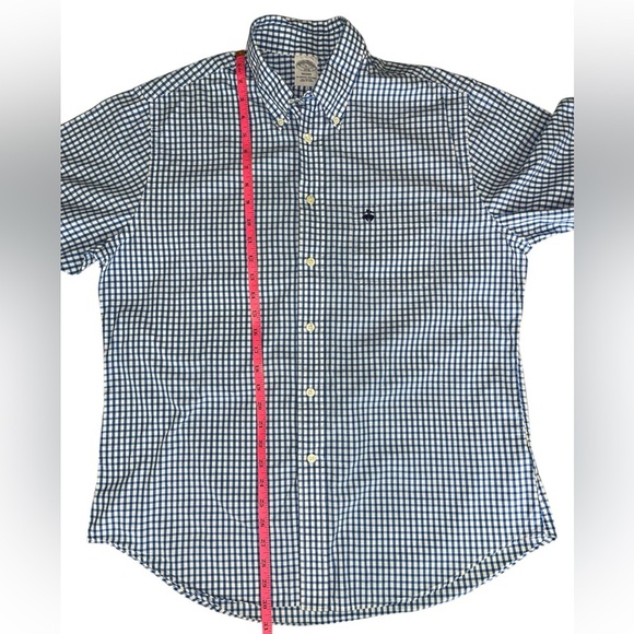 Brooks Brothers Regent 100% Cotton Short Sleeve Button Down Shirt Size Large - Picture 4 of 6